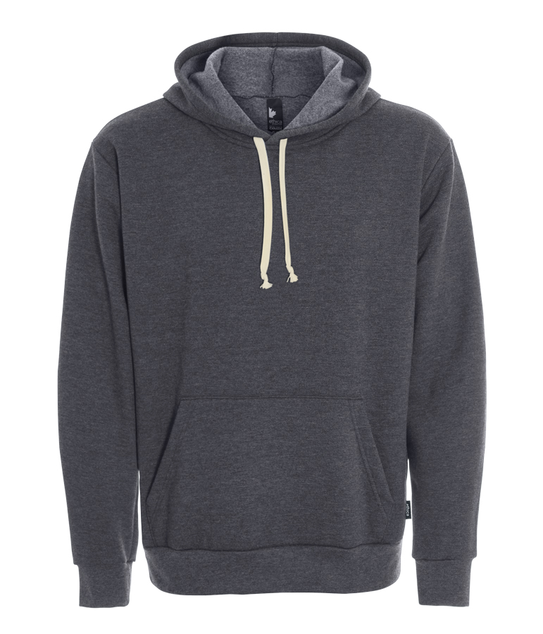 Attraction® 100515U - Unisex hooded sweatshirt HEATHER BLACK