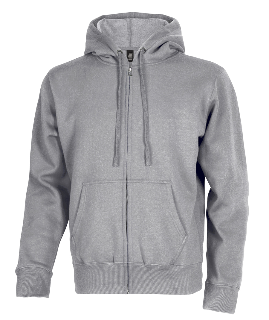 Attraction® 100537U – Chandail à capuchon et fermeture éclair – unisexe SPORT GREY