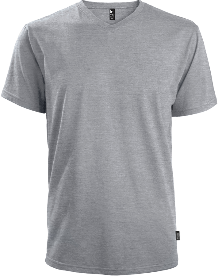 Attraction® 100546U - Unisex V-neck t-shirt HEATHER GREY