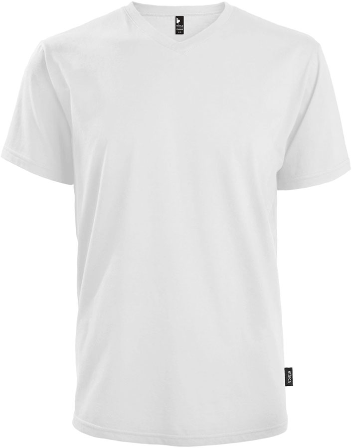 Attraction® 100546U - Unisex V-neck t-shirt WHITE