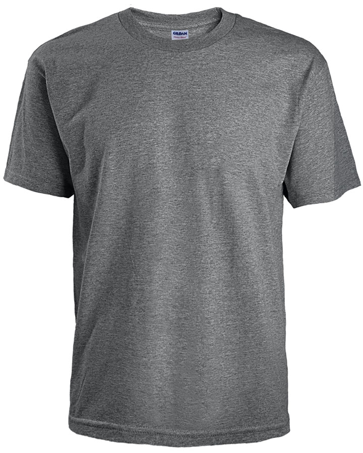Attraction® 100A13U – T-shirt col rond promo unisexe HEATHER GRAPHITE