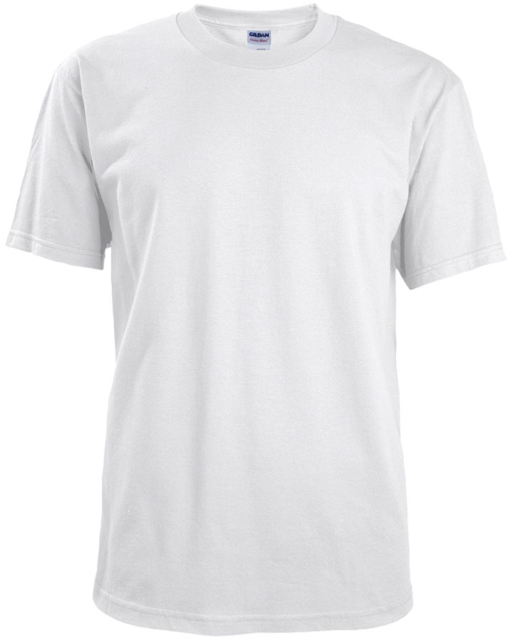 Attraction® 100A13U – T-shirt col rond promo unisexe WHITE