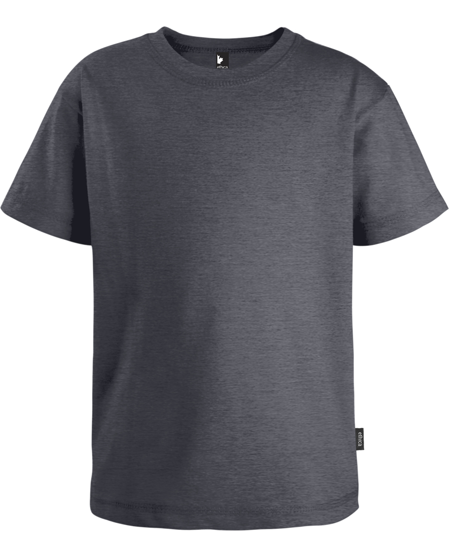 Attraction® 100K43T - Toddler unisex crewneck t-shirt HEATHER BLACK