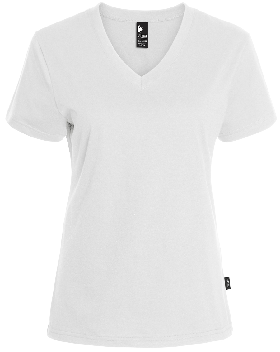 Attraction® 100L29W - V-neck t-shirt - women WHITE