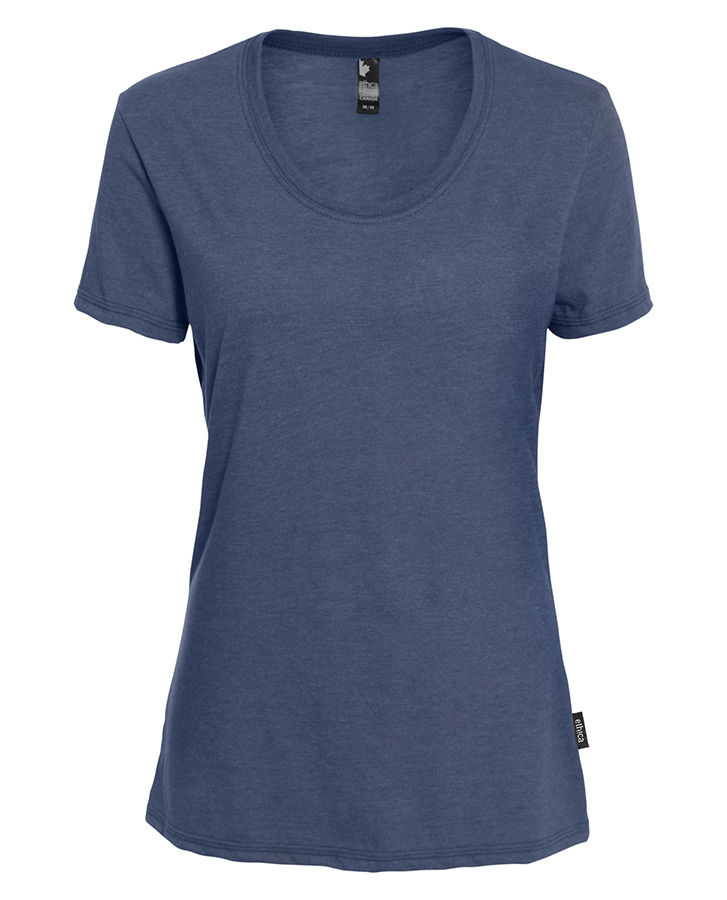 Attraction® 100L2YW - Women's crewneck t-shirt HEATHER NAVY