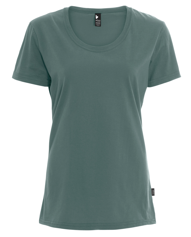 Attraction® 100L2YW - Women's crewneck t-shirt SPRUCE
