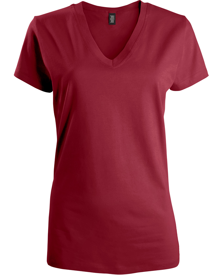 Attraction® 100L77W - Women's V-neck t-shirtt CARDINAL RED