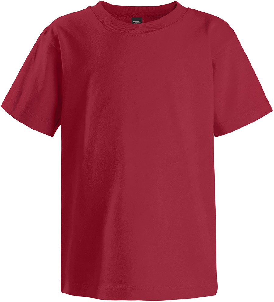 Attraction® 100Y01Y - Youth unisex crewneck t-shirt CARDINAL RED