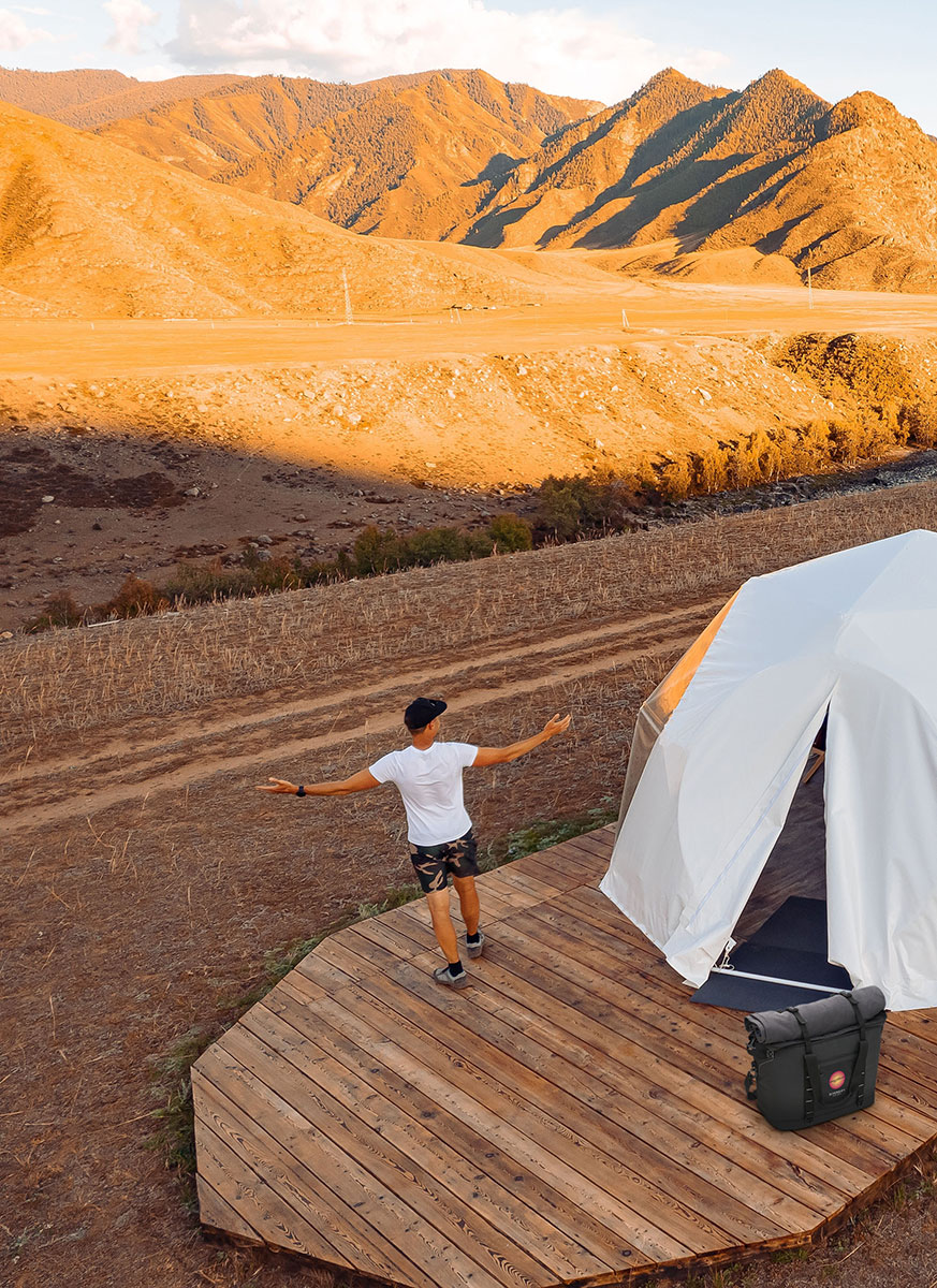 Urban Peak Glacière Imperméable 38 canettes Urban Peak® Ashf - CB175 Black