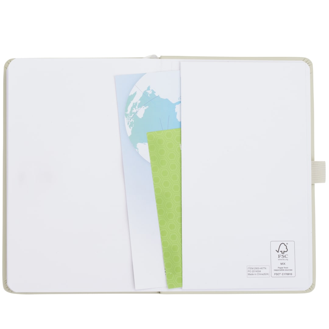 5.5&quot; x 8.5&quot; FSC&#174; Mix Pineapple Leather Journal - 2900-46 Tan