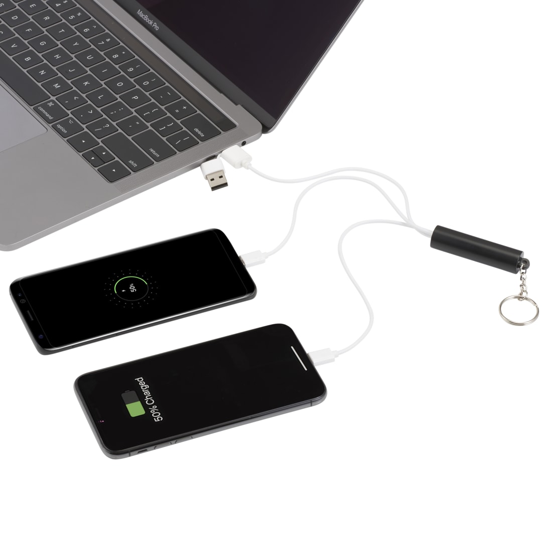 Route Light Up Logo 5-in-1 Cable - SM-2833 Black