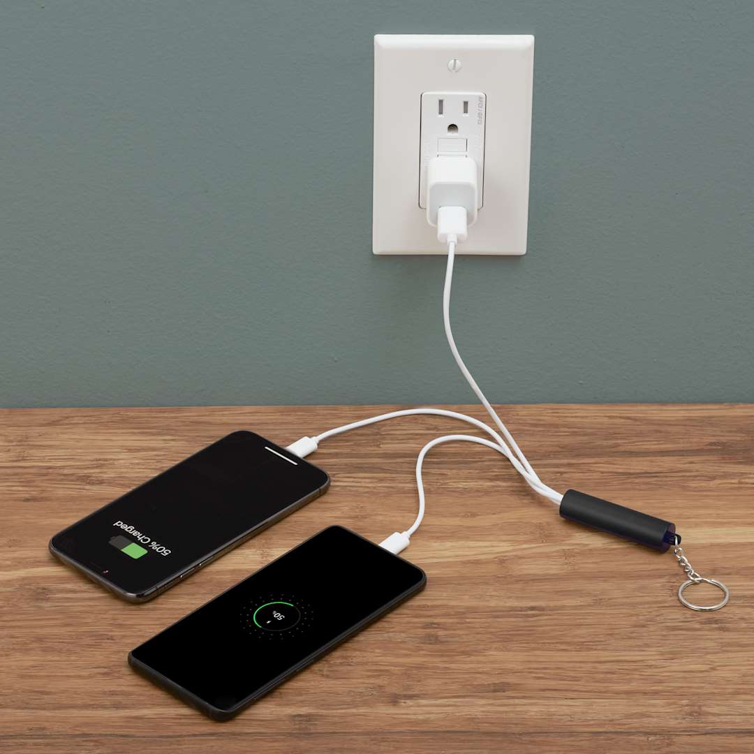 Route Light Up Logo 5-in-1 Cable - SM-2833 Black