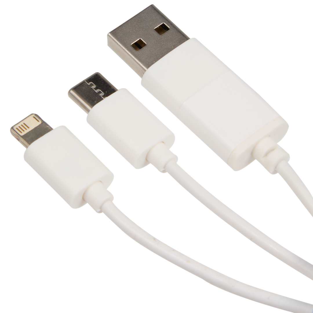 Route Light Up Logo 5-in-1 Cable - SM-2833 White