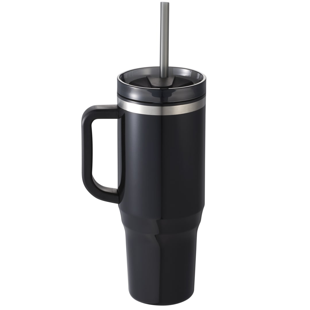 Thor 40oz Eco-Friendly Straw Tumbler - SM-6948 Black