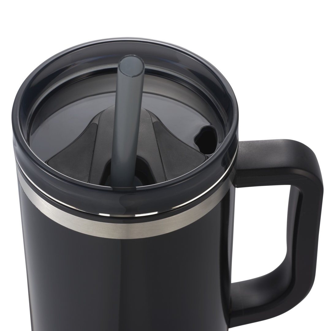 Thor 40oz Eco-Friendly Straw Tumbler - SM-6948 Black