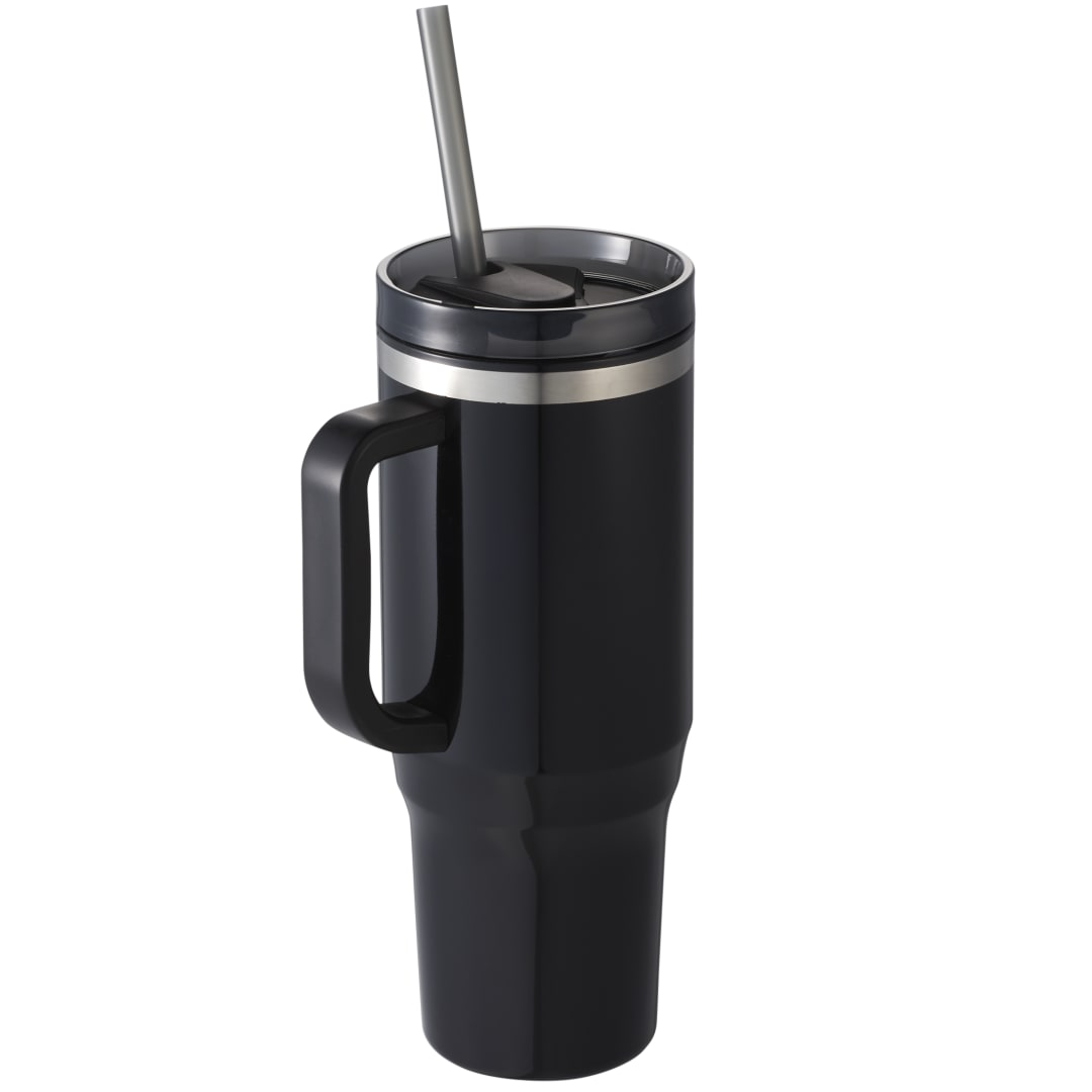 Thor 40oz Eco-Friendly Straw Tumbler - SM-6948 Black