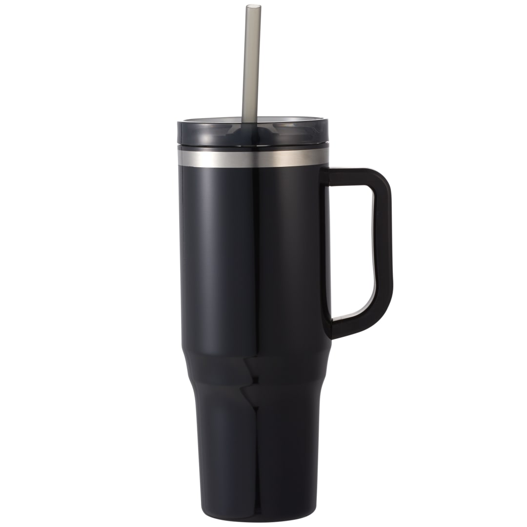 Thor 40oz Eco-Friendly Straw Tumbler - SM-6948 Black