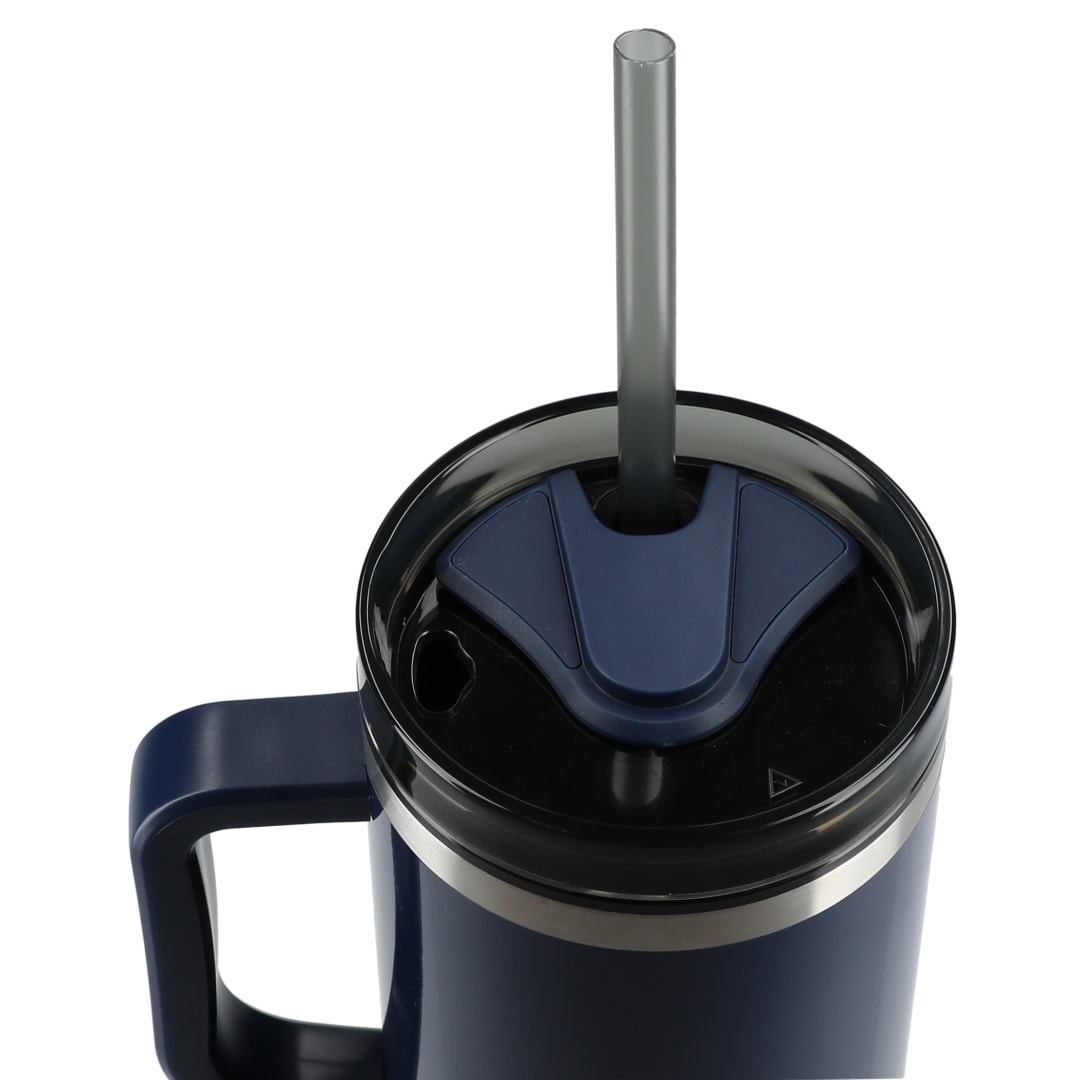 Thor 40oz Eco-Friendly Straw Tumbler - SM-6948 Blue