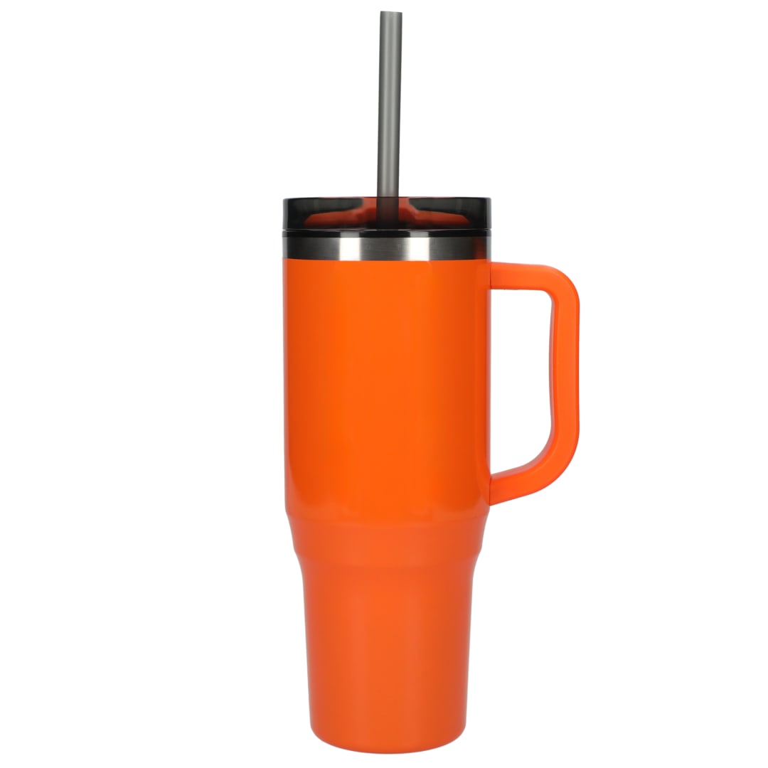 Thor 40oz Eco-Friendly Straw Tumbler - SM-6948 Orange