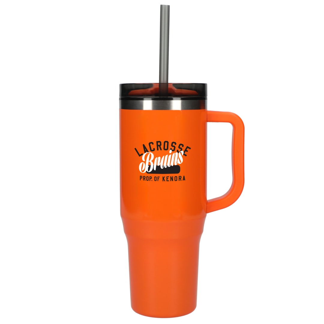 Thor 40oz Eco-Friendly Straw Tumbler - SM-6948 Orange