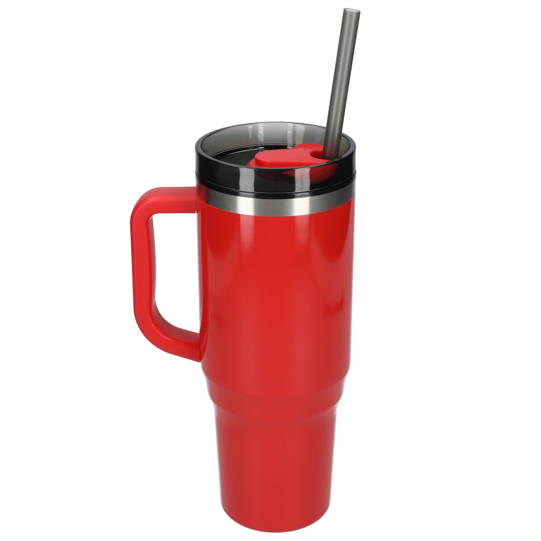 Thor 40oz Eco-Friendly Straw Tumbler - SM-6948 Red