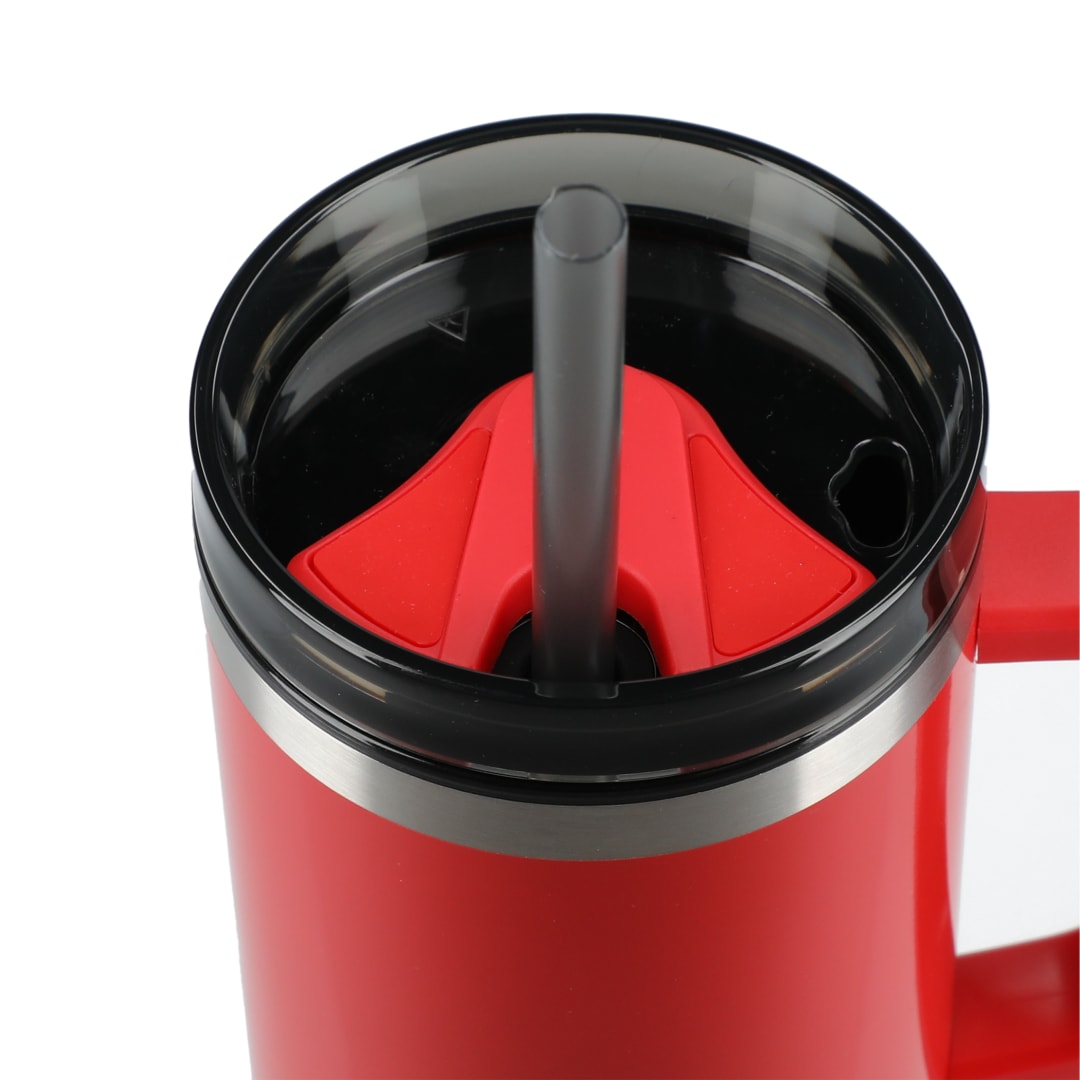 Thor 40oz Eco-Friendly Straw Tumbler - SM-6948 Red