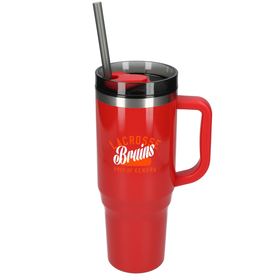 Thor 40oz Eco-Friendly Straw Tumbler - SM-6948 Red