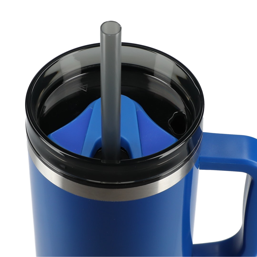 Thor 40oz Eco-Friendly Straw Tumbler - SM-6948 Blue
