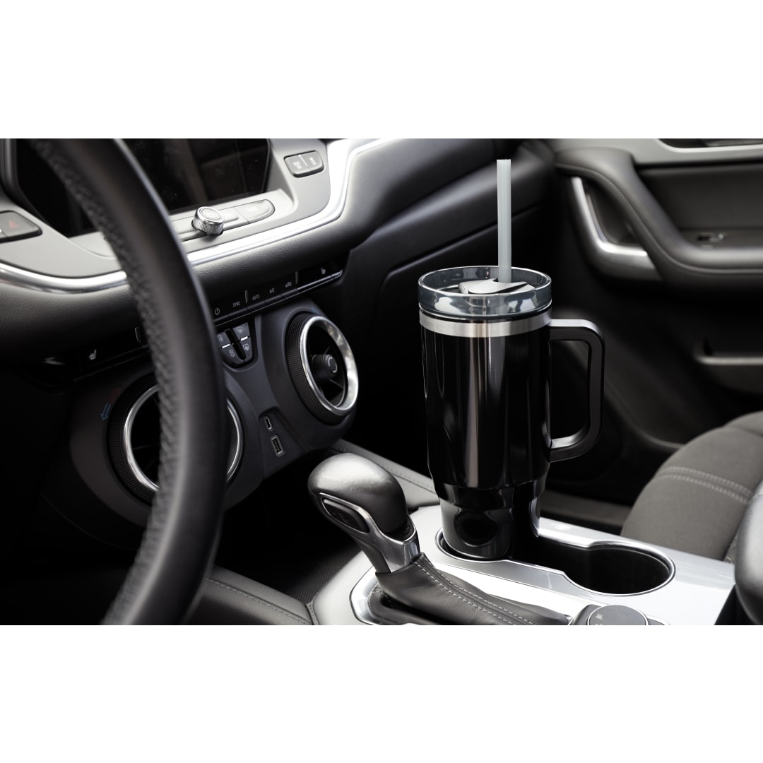 Thor 40oz Eco-Friendly Straw Tumbler - SM-6948 Black