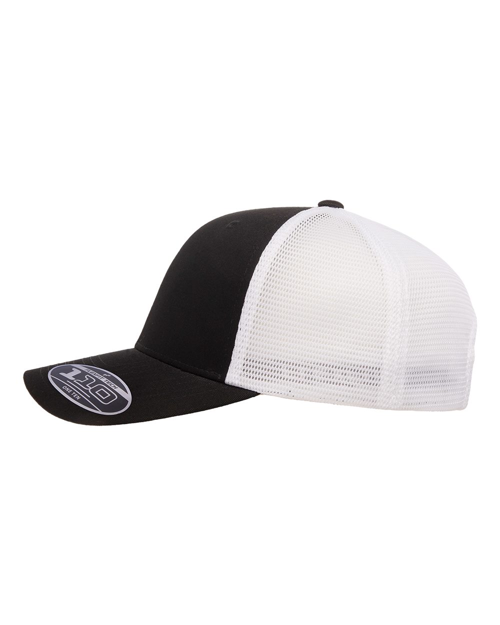 Flexfit 110® Mesh-Back Cap - 110M Black- White