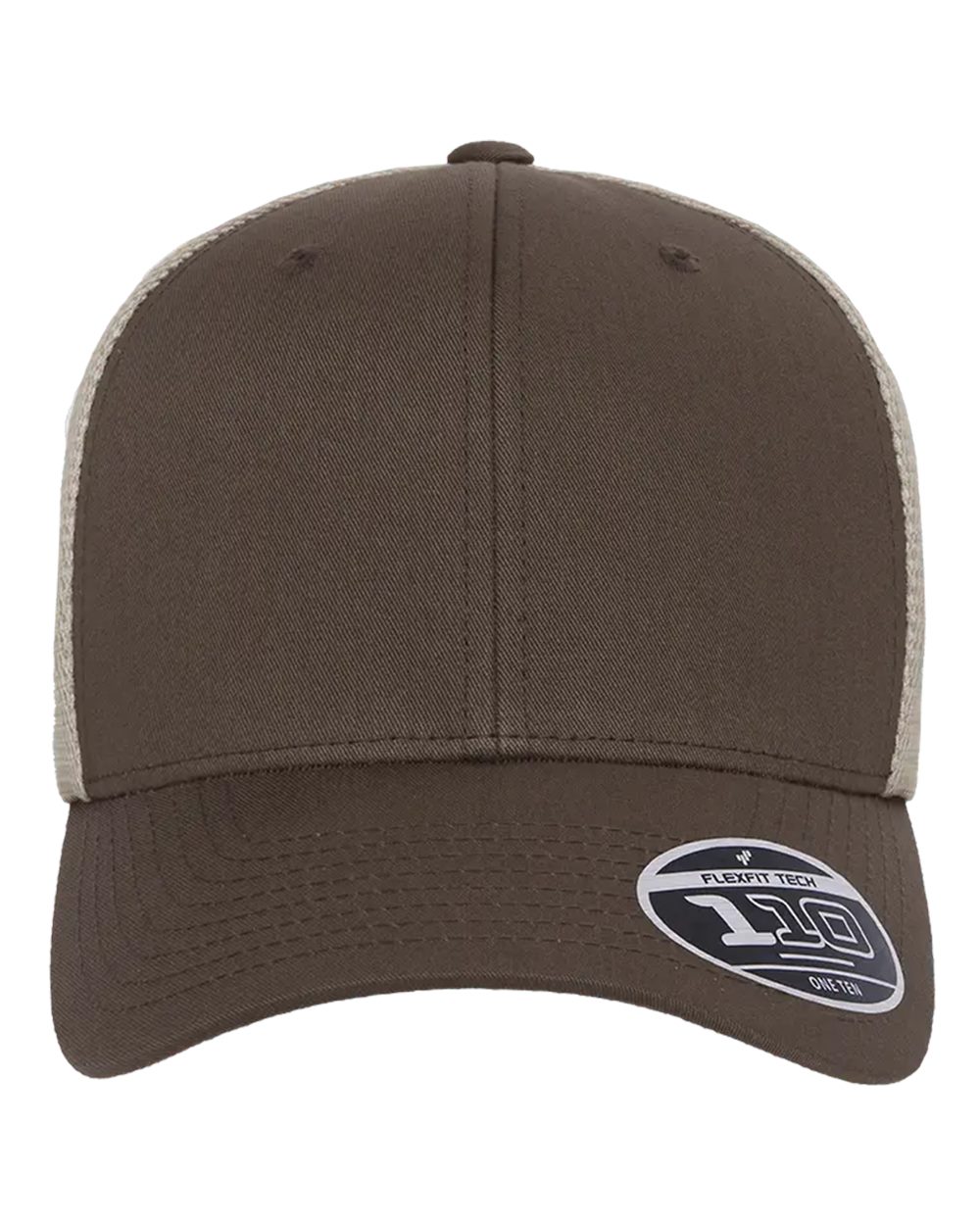 Flexfit 110® Mesh-Back Cap - 110M Brown- Khaki