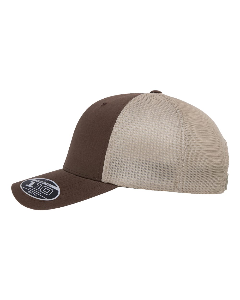 Flexfit 110® Mesh-Back Cap - 110M Brown- Khaki