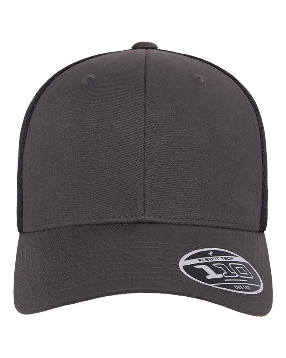 Flexfit 110® Mesh-Back Cap - 110M Charcoal- Black