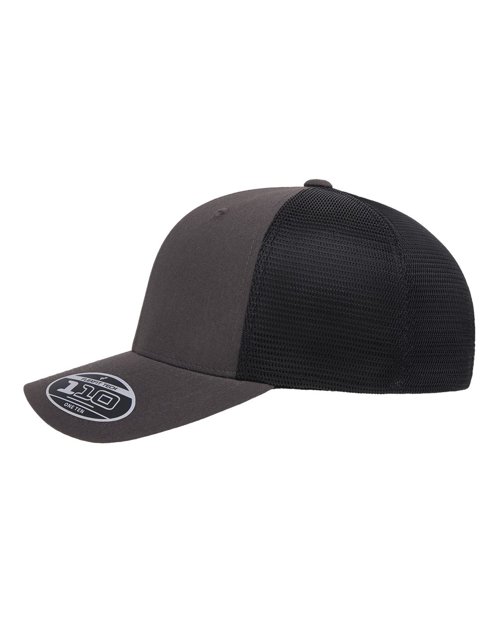 Flexfit 110® Mesh-Back Cap - 110M Charcoal- Black