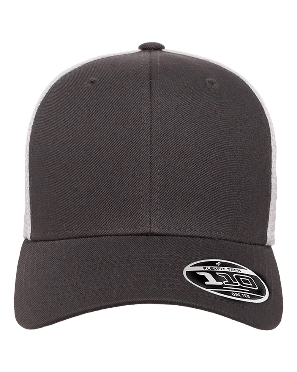 Flexfit 110® Mesh-Back Cap - 110M Charcoal- White