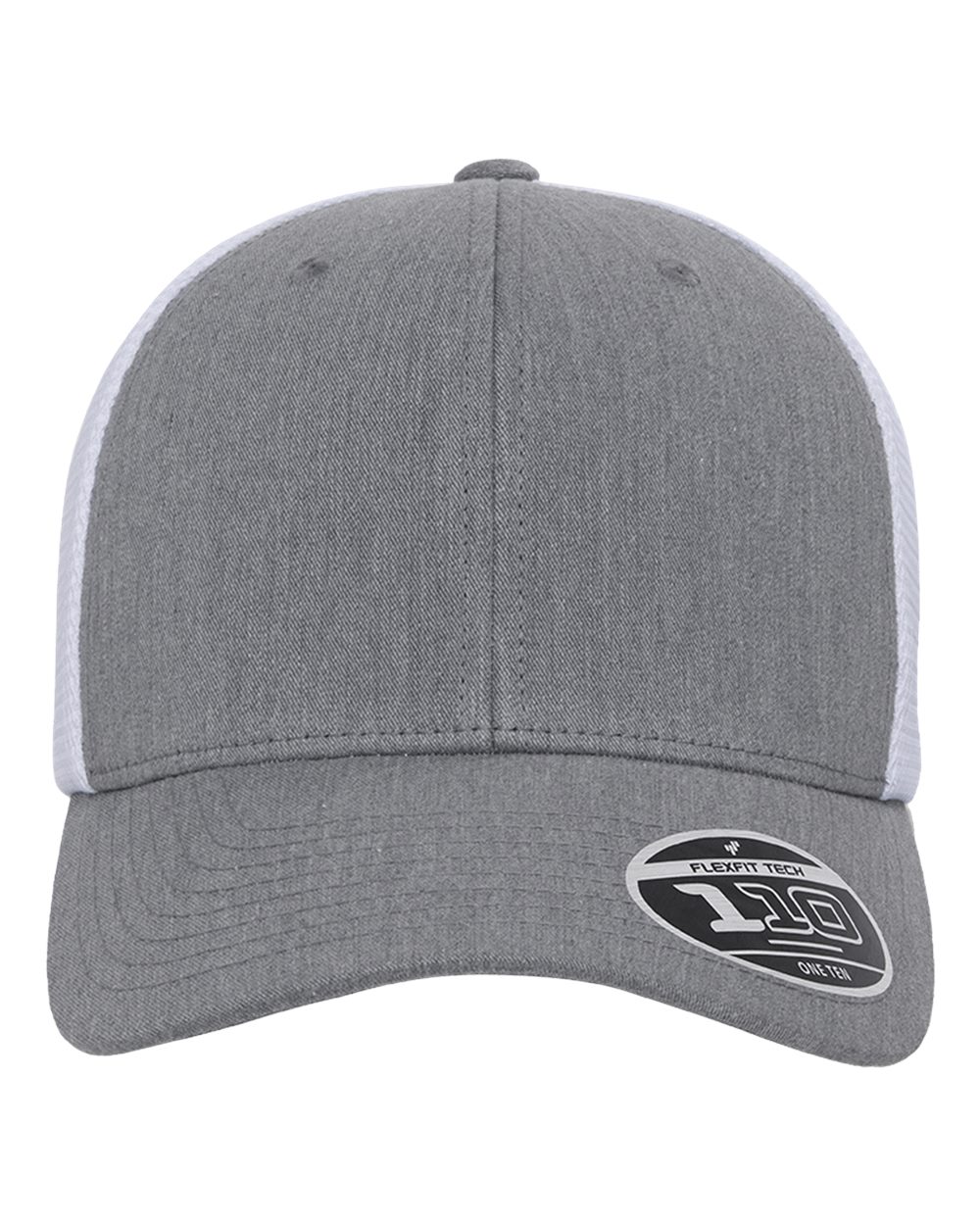 Flexfit 110® Mesh-Back Cap - 110M Heather Grey- White