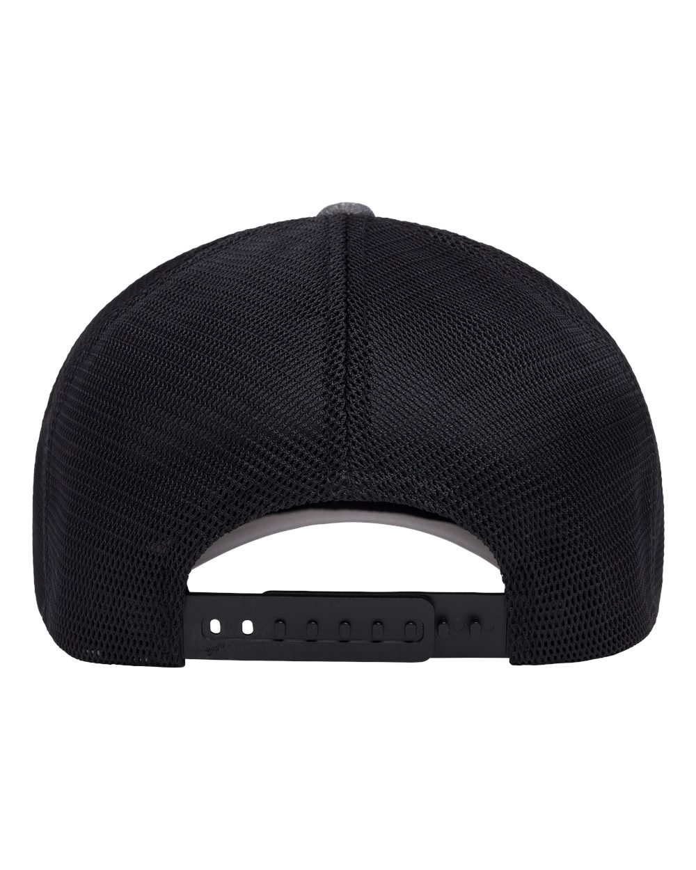 Flexfit 110® Mesh-Back Cap - 110M Melange Charcoal- Black