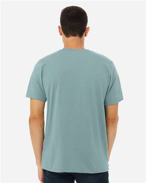 BELLA + CANVAS CVC Jersey Tee - 3001CVC Heather Blue Lagoon