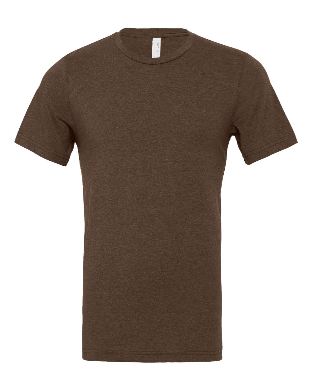 BELLA + CANVAS CVC Jersey Tee - 3001CVC Heather Brown