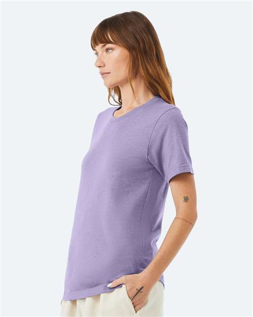 BELLA + CANVAS CVC Jersey Tee - 3001CVC Heather Dark Lavender