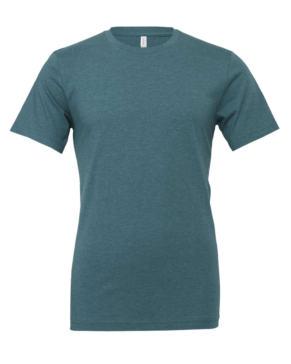 BELLA + CANVAS CVC Jersey Tee - 3001CVC Heather Deep Teal