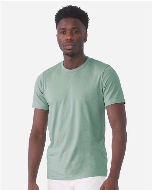 BELLA + CANVAS CVC Jersey Tee - 3001CVC Heather Dusty Blue