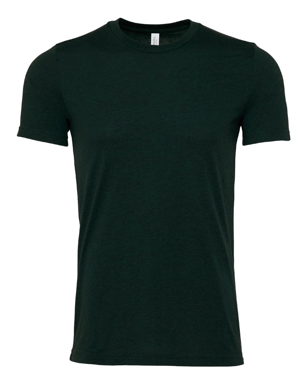 BELLA + CANVAS CVC Jersey Tee - 3001CVC Heather Emerald