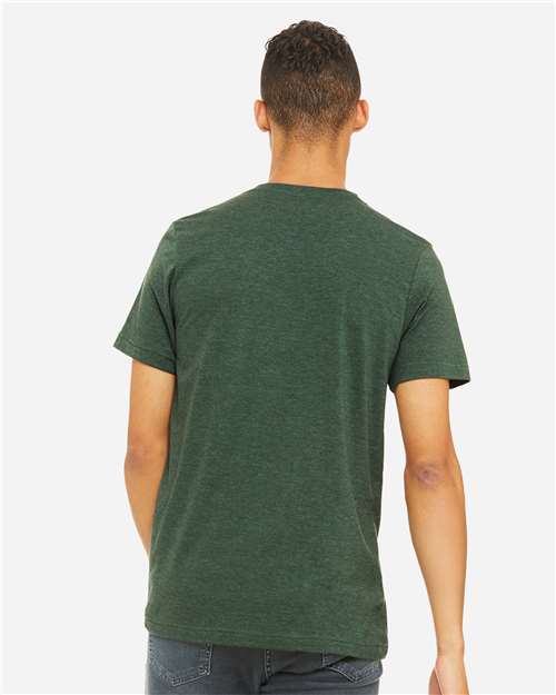 BELLA + CANVAS CVC Jersey Tee - 3001CVC Heather Forest