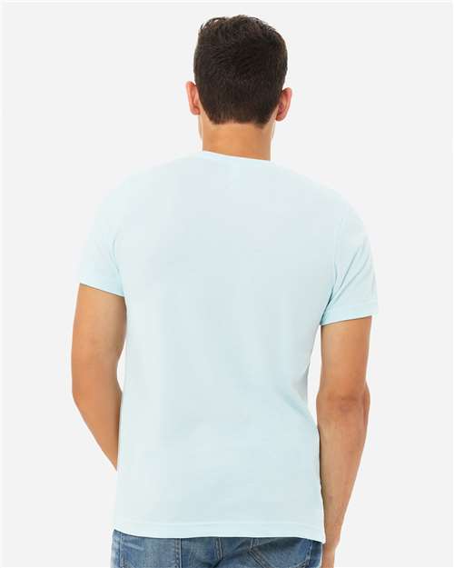 BELLA + CANVAS CVC Jersey Tee - 3001CVC Heather Ice Blue