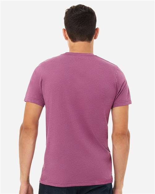 BELLA + CANVAS CVC Jersey Tee - 3001CVC Heather Magenta
