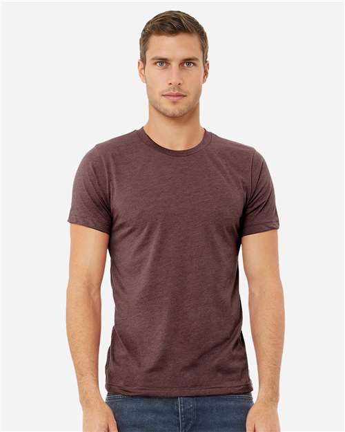 BELLA + CANVAS CVC Jersey Tee - 3001CVC Heather Maroon