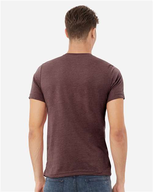 BELLA + CANVAS CVC Jersey Tee - 3001CVC Heather Maroon