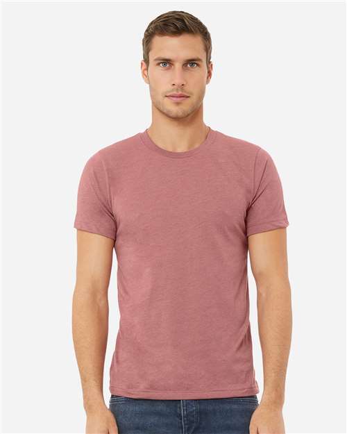 BELLA + CANVAS CVC Jersey Tee - 3001CVC Heather Mauve