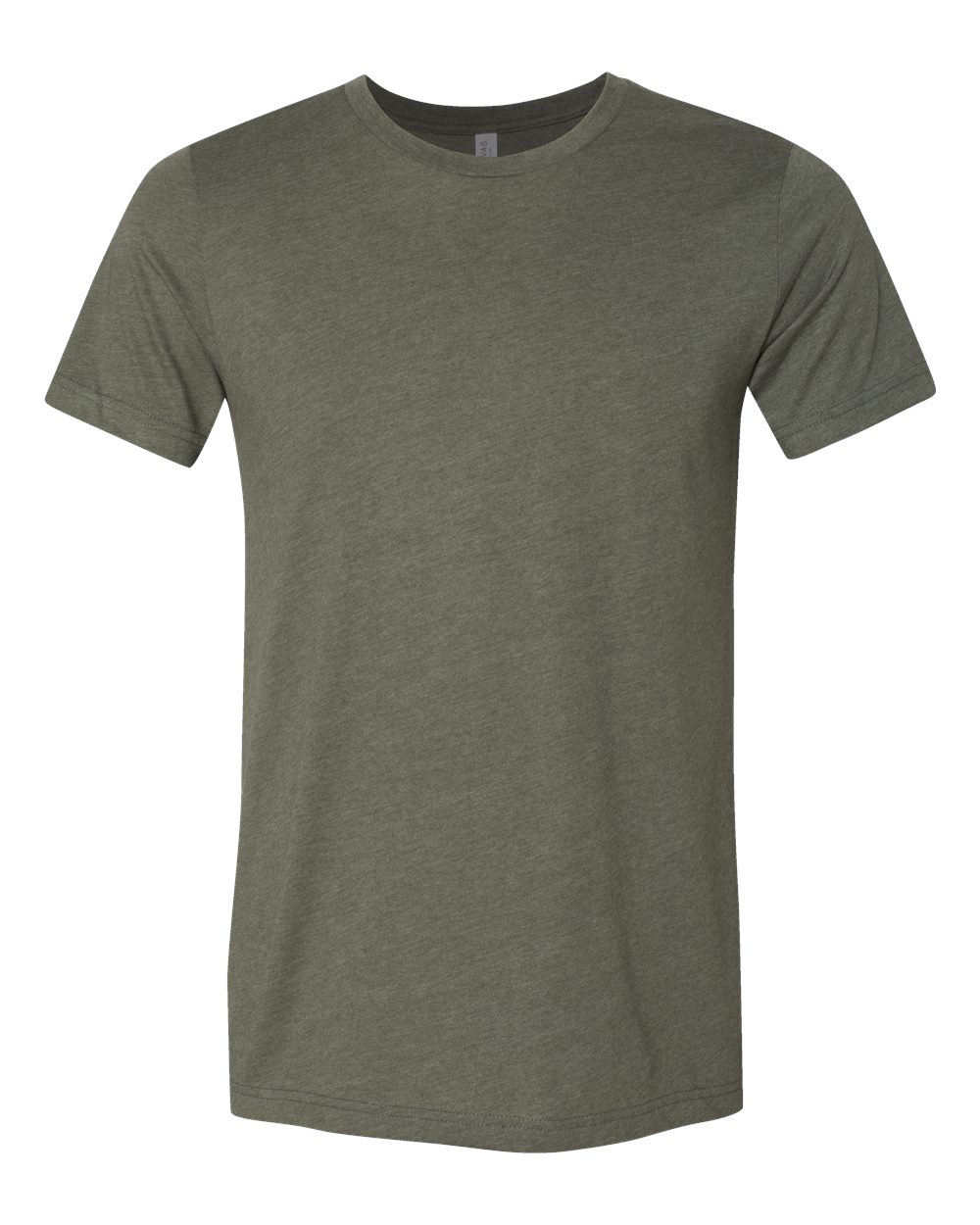 BELLA + CANVAS CVC Jersey Tee - 3001CVC Heather Military Green
